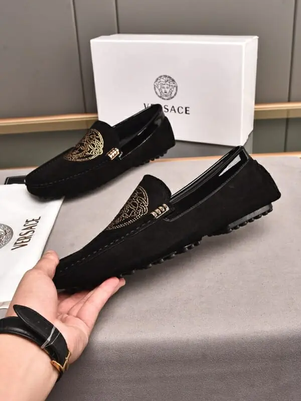 versace cuir chaussures pour homme s_12374b63